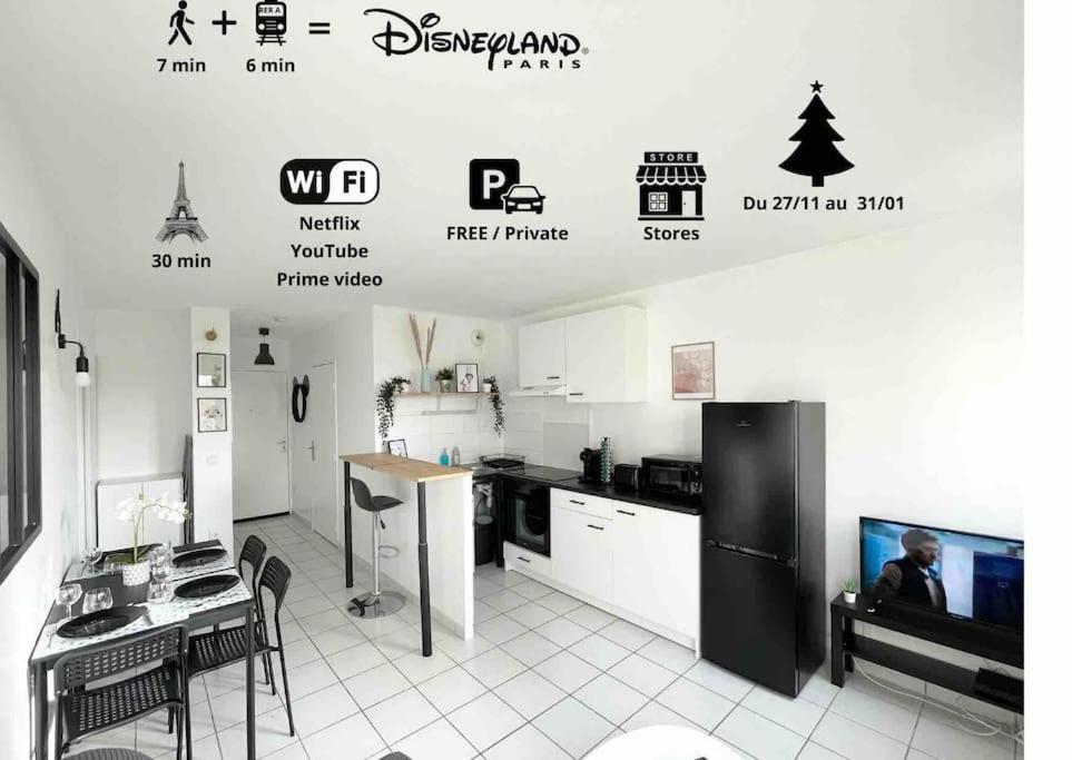 Mickey'S House - Apartments 4 Persons - 10 Min Disneyland Paris Bussy-Saint-Georges Exterior foto